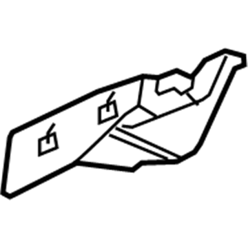 GM 84187473 Heat Shield, Passenger Side 84187473 GM Heat Shield, Passenger Side Illustration 1 of 1