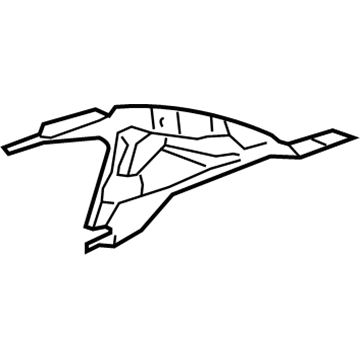 22686668 GM Upper Panel, Rear Inner Passenger Side Illustration 1 of 1