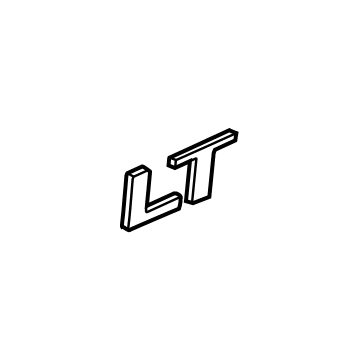GM 42573583 Nameplate 42573583 GM Nameplate Illustration 1 of 1