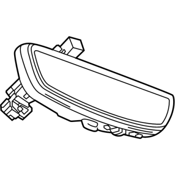 13540316 GM Mirror Inside, Rear Illustration 1 of 1