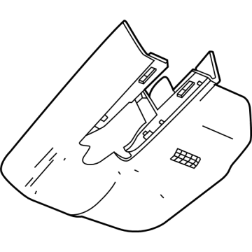 GM 84376149 Trim Cover 84376149 GM Trim Cover Illustration 1 of 1