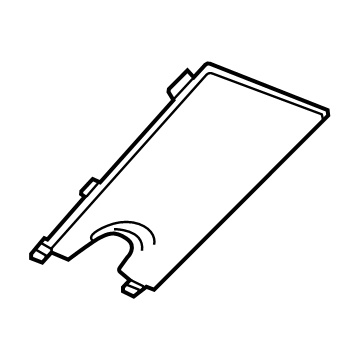 GM 84376151 Trim Cover Insert 84376151 GM Trim Cover Insert Illustration 1 of 1