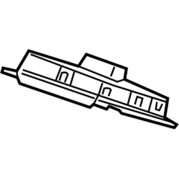 GM 84010927 Control Module, Rear 84010927 GM Control Module, Rear Illustration 1 of 1