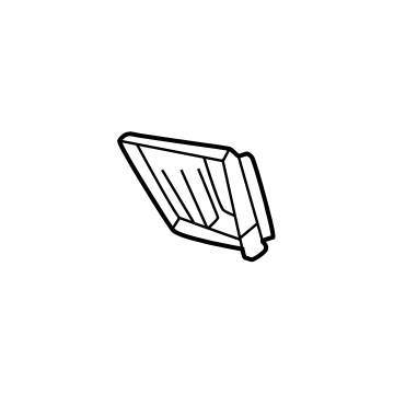GM 42828783 Bezel, Driver Side 42828783 GM Bezel, Driver Side Illustration 1 of 1