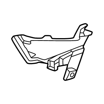 42771038 GM Duct, Front Outer Driver Side Illustration 1 of 1