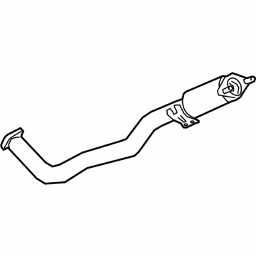 85542638 GM Exhaust Pipe, Driver Side Illustration 1 of 1