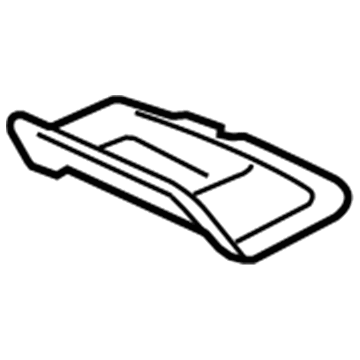 GM 22858924 Handle, Inside, Rear 22858924 GM Handle, Inside, Rear Illustration 1 of 1