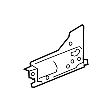 GM 84057421 Front Panel, Rear Inner Driver Side 84057421 GM Front Panel, Rear Inner Driver Side Illustration 1 of 1