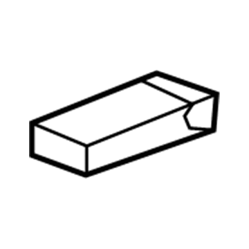 GM 96844685 Armrest, Titanium 96844685 GM Armrest, Titanium Illustration 1 of 1