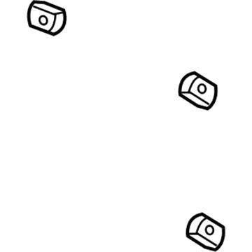 GM 13237635 Pipe Clamp 13237635 GM Pipe Clamp Illustration 1 of 1