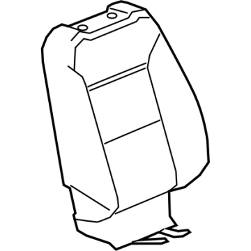 GM 86801654 Cover, Seat Back Cushion, Front 86801654 GM Cover, Seat Back Cushion, Front Illustration 1 of 1