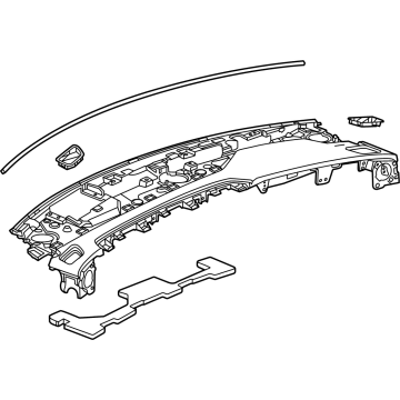 Cadillac 86556636 Upper Trim Panel