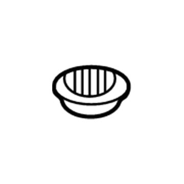 GM 22657918 Defroster Grille, Passenger Side 22657918 GM Defroster Grille, Passenger Side Illustration 1 of 1