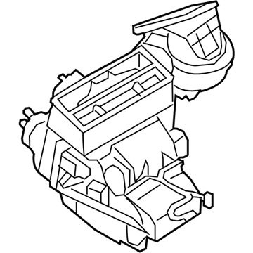 93196678 GM Evaporator Case Illustration 1 of 1