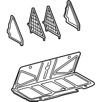 Pontiac 19184704 Storage Tray