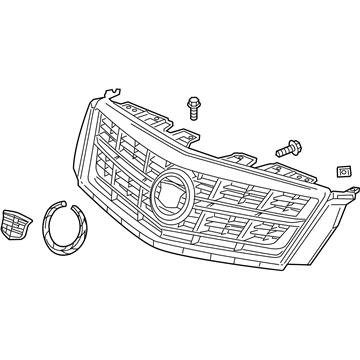 Cadillac 23473096 Upper Grille
