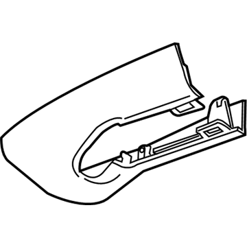 GM 84677180 Trim Cover, Jet Black 84677180 GM Trim Cover, Jet Black Illustration 1 of 1