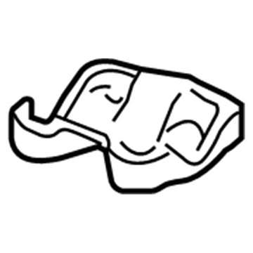 GM 23450470 U-Bolt Plate, Rear 23450470 GM U-Bolt Plate, Rear Illustration 1 of 1