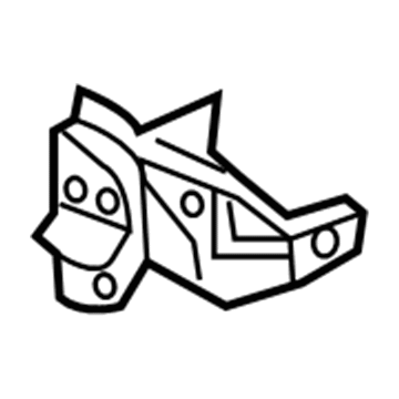 GM 5480517 Fender Mounting Bracket, Passenger Side 5480517 GM Fender Mounting Bracket, Passenger Side Illustration 1 of 1