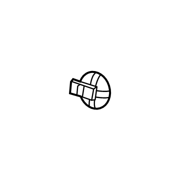 GM 15157936 Air Hose Clip, Rear 15157936 GM Air Hose Clip, Rear Illustration 1 of 1