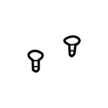 11516631 GM Door Handle Screw Illustration 1 of 1