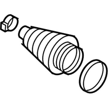 GM 19256071 Outer Boot, Front 19256071 GM Outer Boot, Front Illustration 1 of 1