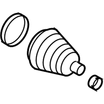 19256072 GM Inner Boot, Front Illustration 1 of 1