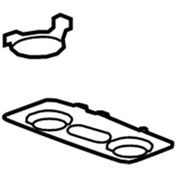 23120478 GM Lamp Bezel Illustration 1 of 1