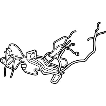 GM 13461584 Harness, Front Passenger Side 13461584 GM Harness, Front Passenger Side Illustration 1 of 1