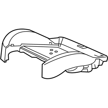 GM 13489056 Seat Cushion Pad 13489056 GM Seat Cushion Pad Illustration 1 of 1