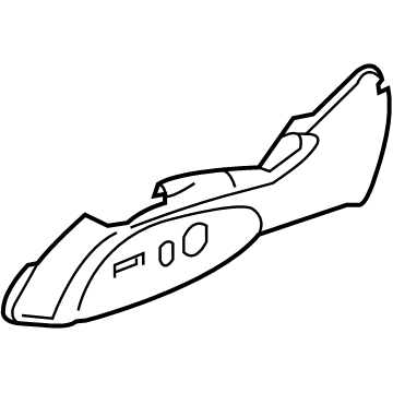 GM 13400092 Outer Finish Panel, Front Driver Side 13400092 GM Outer Finish Panel, Front Driver Side Illustration 1 of 1