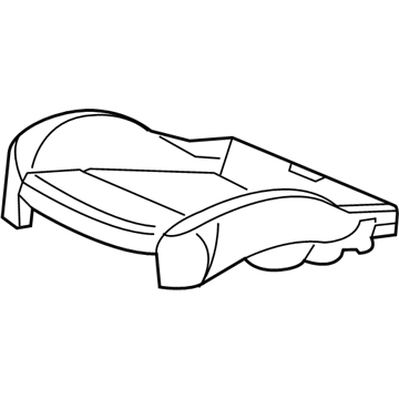 GM 13489641 Seat Cover, Black, Front 13489641 GM Seat Cover, Black, Front Illustration 1 of 1