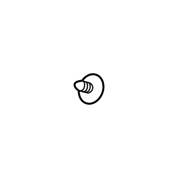 GM 13336060 Outer Finish Panel Retainer, Front 13336060 GM Outer Finish Panel Retainer, Front Illustration 1 of 1