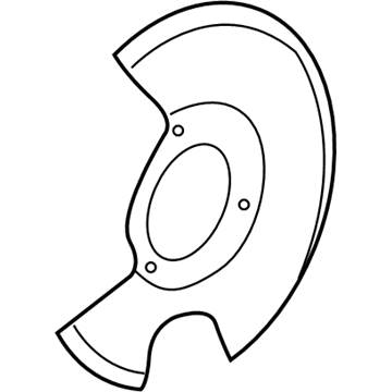 Saturn Brake Dust Shields - 15831424