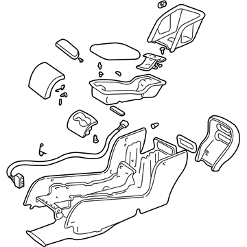Cadillac 89042114 Compartment
