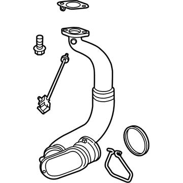Chevy Cruze Cooling Hose - 95472183