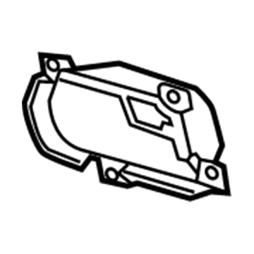 GM 22902343 Hole Cover, Driver Side 22902343 GM Hole Cover, Driver Side Illustration 1 of 1