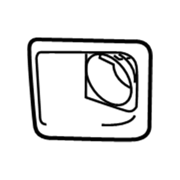 GM 22902318 Trim Bezel, Driver Side 22902318 GM Trim Bezel, Driver Side Illustration 1 of 1