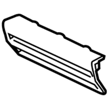 GM 22877652 Center Cover, Gray 22877652 GM Center Cover, Gray Illustration 1 of 1