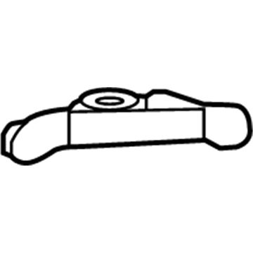 GM 13437316 Seat Belt Guide, Driver Side 13437316 GM Seat Belt Guide, Driver Side Illustration 1 of 1
