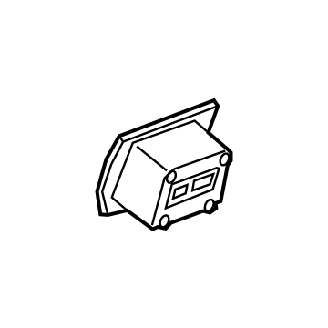 GM 84944452 Mirror Assembly Gasket, Rear Driver Side 84944452 GM Mirror Assembly Gasket, Rear Driver Side Illustration 1 of 1
