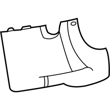 GM 22972368 Lower Column Cover, Driver Side 22972368 GM Lower Column Cover, Driver Side Illustration 1 of 1