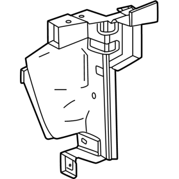 26480397 GM Baffle Assembly-Radiator Air Side Upper Illustration 1 of 1