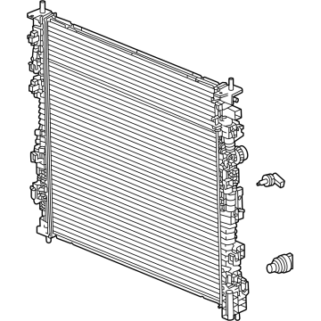 GM 85081024 Radiator, Radiator 85081024 GM Radiator, Radiator Illustration 1 of 1