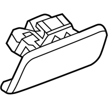 GM 95258549 Latch, Black 95258549 GM Latch, Black Illustration 1 of 1