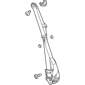 GM 19332248 Lap & Shoulder Belt, Driver Side 19332248 GM Lap & Shoulder Belt, Driver Side Illustration 1 of 1
