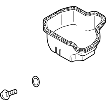 Chevy 12669869 Lower Oil Pan