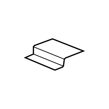 GM 15134801 Lower Retainer Mat, Front 15134801 GM Lower Retainer Mat, Front Illustration 1 of 1