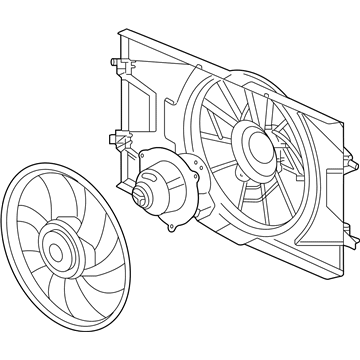Chevy 15849644 Fan Shroud