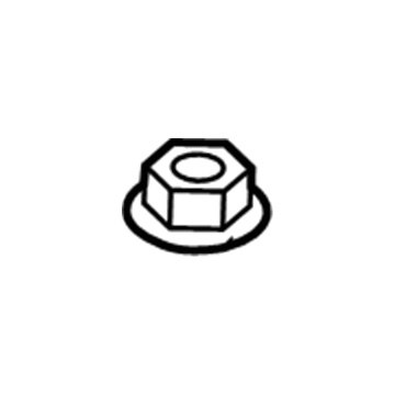 GM 11611898 Hold Down Nut 11611898 GM Hold Down Nut Illustration 1 of 1